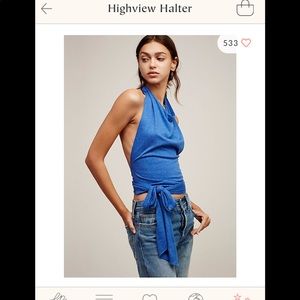 Free People wrap halter in khaki FP Beach